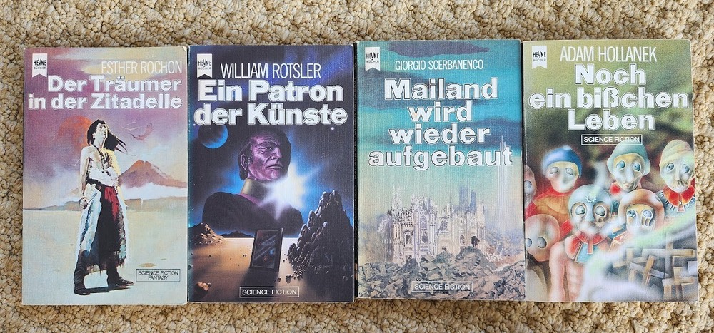 German Language Science Fiction Lot (4)- Heyne Bucher