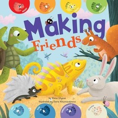 Clever Publishing Elena Ulyeva Making Friends (Board Book) Clever Emotions