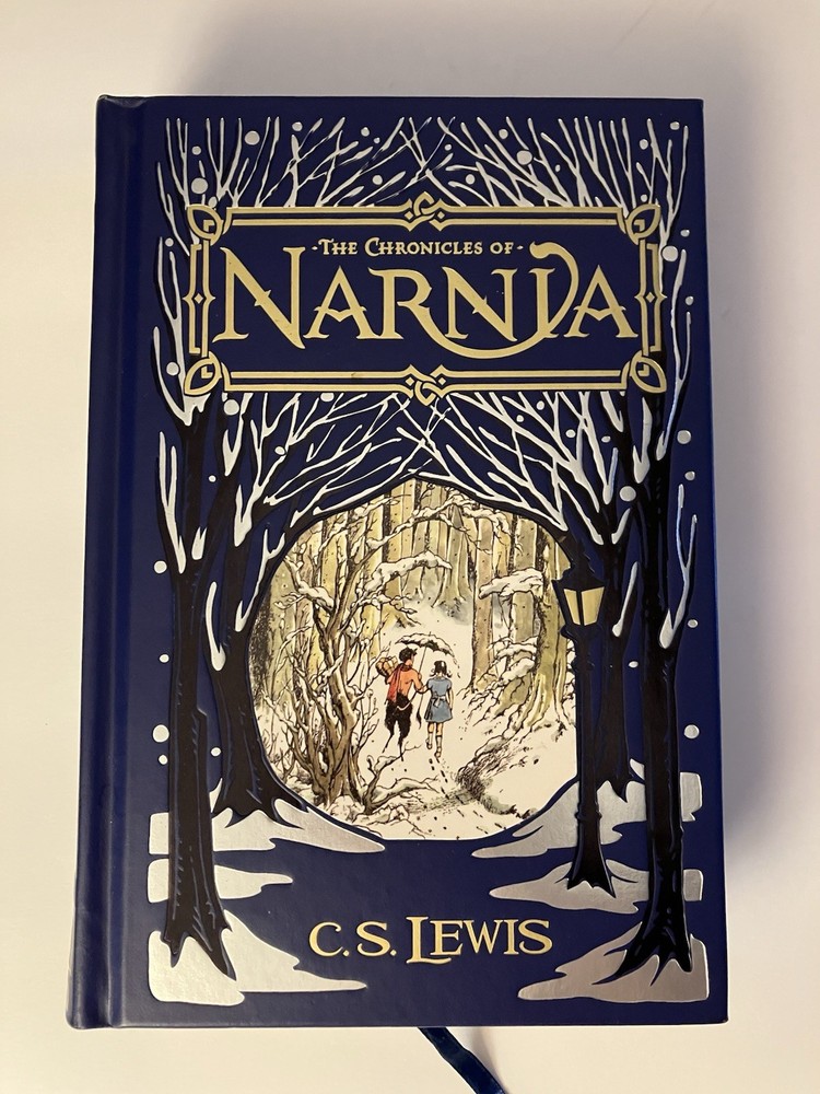 The Chronicles of Narnia by C. S. Lewis Barnes & Noble HC Leather Bound
