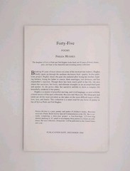 Forty-Five by Frieda Hughes (2006, Harper)