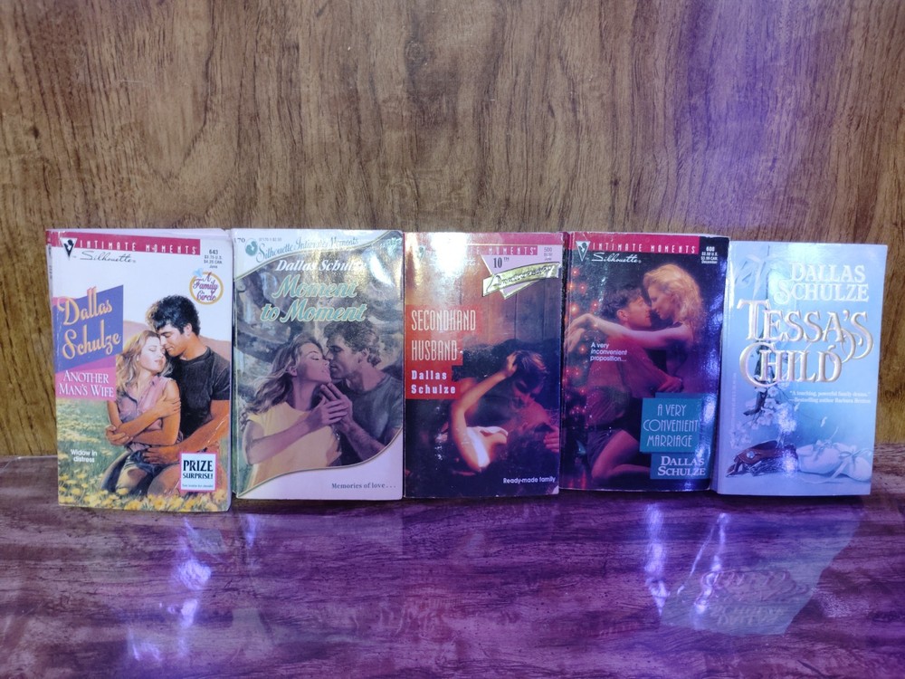 Dallas Schulze Lot 5 Vintage Silhouette Romance Intimate Moments Tessa’s Child S