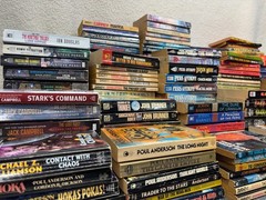 Bulk Science Fiction Fantasy Paperback Books Lot of 25 Different Mostly Vintage