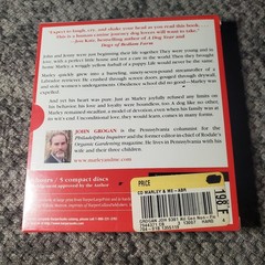 Marley & Me John Grogan Audiobook 6hrs 5 CDs Harper Audio
