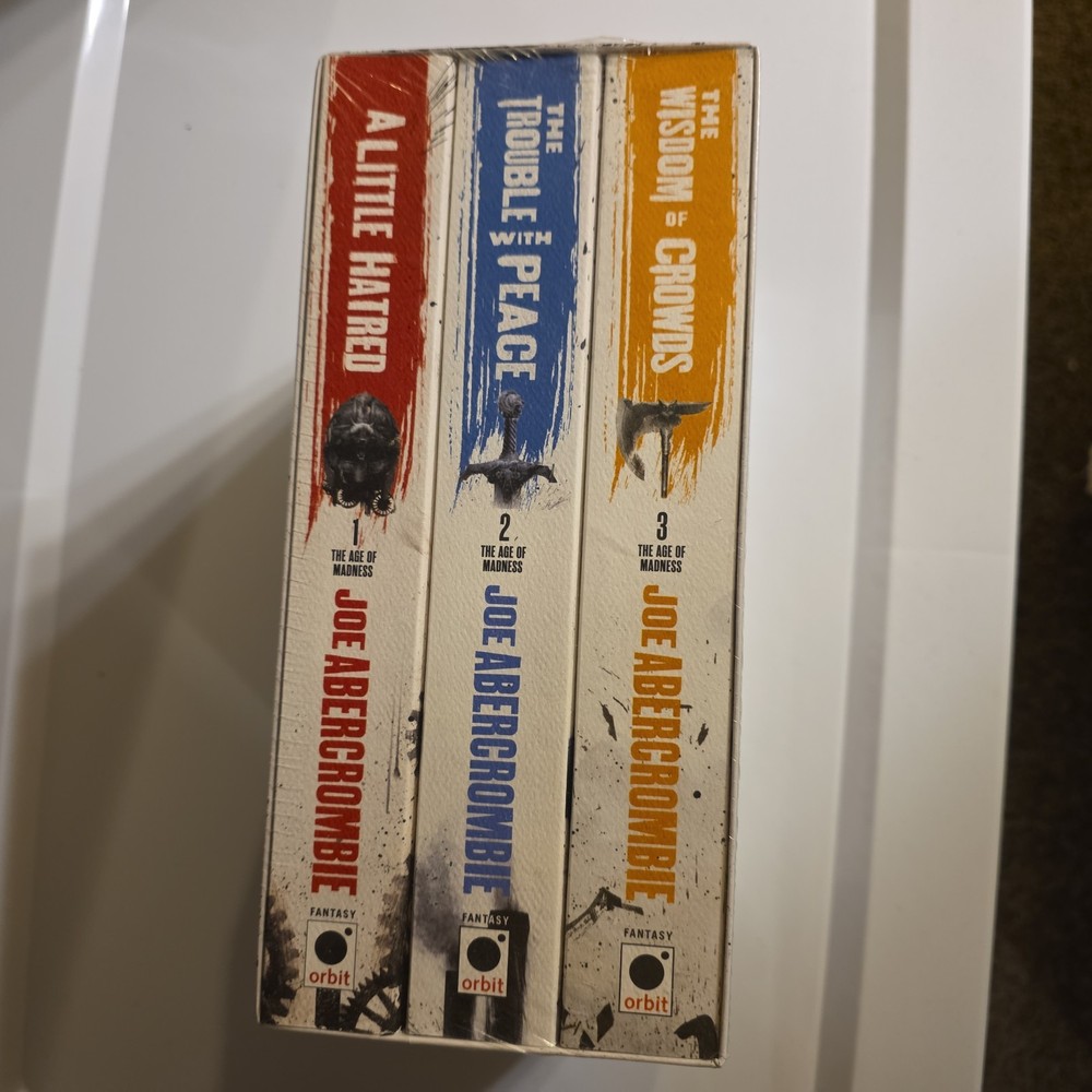 Joe Abercombie Age Of Madness Trilogy Box Set – New – Unopened In Shrinkwrap
