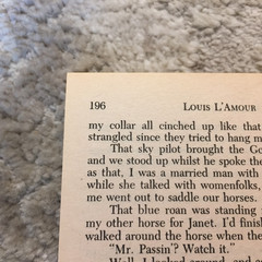 Passin’ Through Louis L’Amour 1985 Bantam Books Fugitive On The Run Western Book