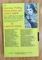 Nancy Drew #19 The Clue of the Missing Map 1942, 1969 White Endpapers