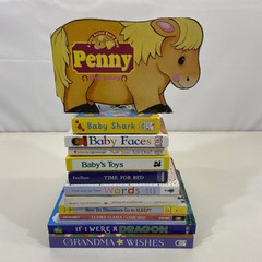 Baby & Toddler Board Books 20 Book Lot Random Mix Assorted Kids Read Aloud