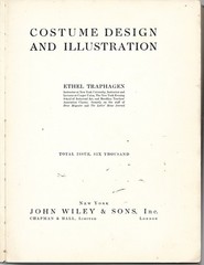Costume Design and Illustration Ethel Traphagen 1918 1st Edition