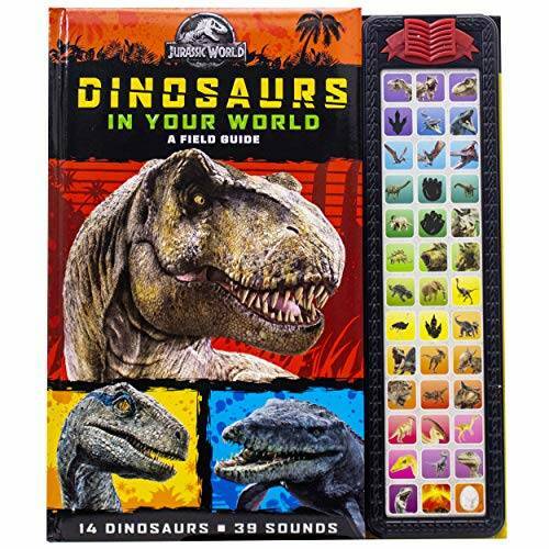 Jurassic World – Dinosaurs in Your World Field Guide – 39 Button Sound Bo – GOOD