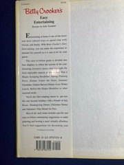 Betty Crocker’s Easy Entertaining. 1992 FIRST EDITION.