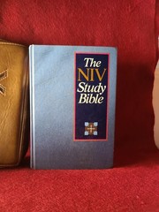NIV Study Bible 1985 Blue Hardcover 1984