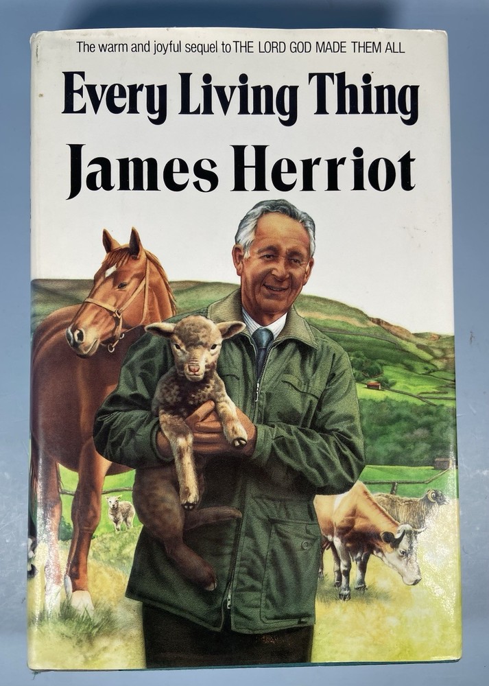 Every Living Thing James Herriot Hardcover First Edition&Print With Dust Jacket