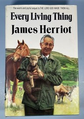 Every Living Thing James Herriot Hardcover First Edition&Print With Dust Jacket