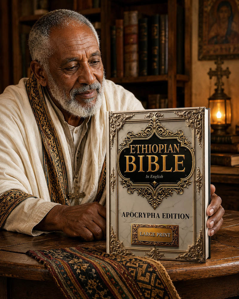 The Ethiopian Bible in English Complete Apocrypha | LARGE PRINT (Illustrated): F