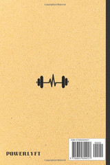 Workout Log Book – Weight Lifting Journal Notebook – 120 Pages, Yellow Cover