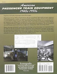 American Passenger Train Equipment 1940s to 1980s book