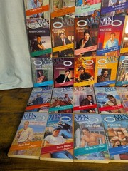 Silhouette Men Made In America Book Lot Of 34 Romance Paperbacks Mixed Authors