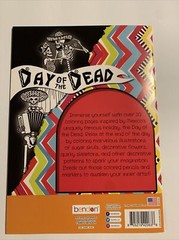 DAY OF THE DEAD Advanced COLORING BOOK – SUGAR SKULLS. 14 Pages New