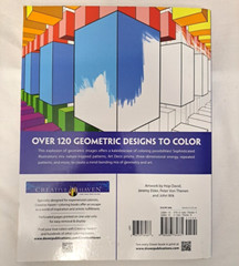 Creative Haven Geometric Designs Coloring Book by Dover Over 120 Pages, Kids