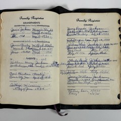 Holy Bible National Bible Press Pronouncing Red Letter KJV 1940’s Thumb Tabs