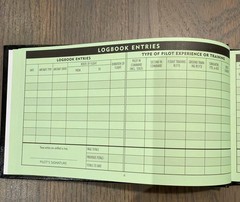Pilot Log Book by Inc. Peter Pauper Press (Hardcover, 96 page, 40 Flights)
