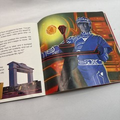 Vintage 1982 Disney TRON Read-Along Book and Record 33 1/3 RPM Vinyl 384