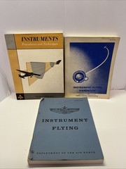 Insterment Flying Avition Airplane Techniques Book lot 60s -70s