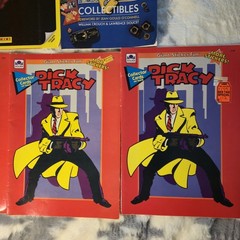 Dick Tracy Book Lot Sticker Fun Coloring Books Poster Book Movie Collectors Guid