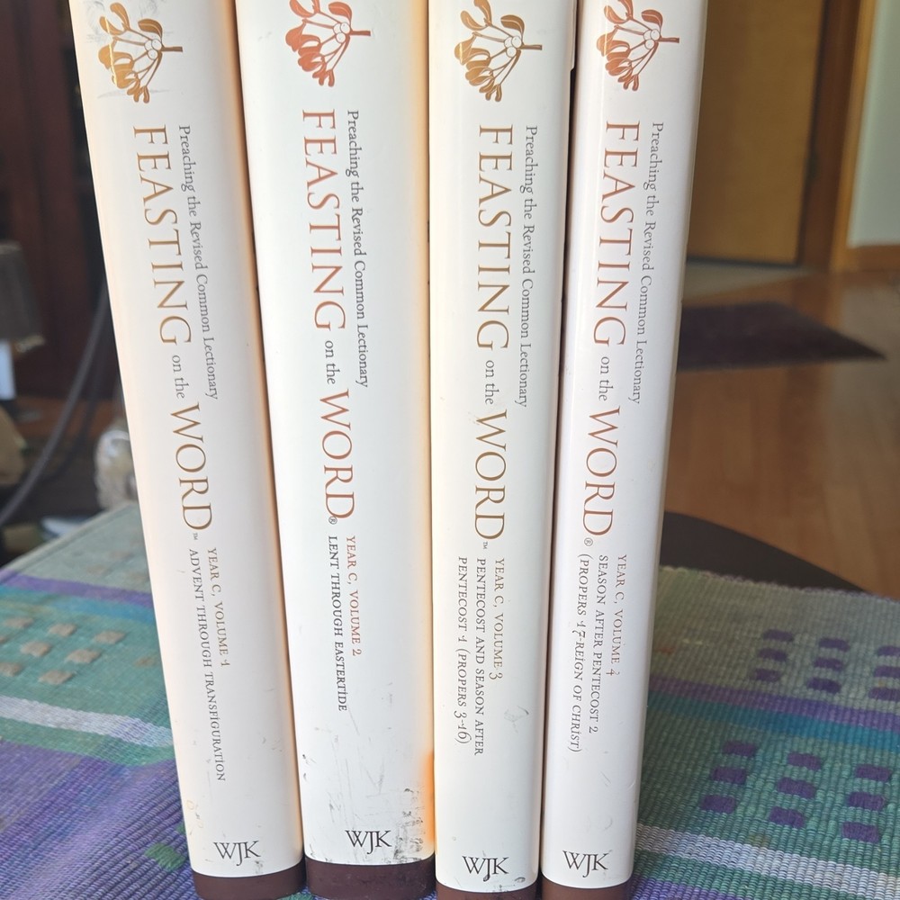 Feasting on the Word Year C Volumes 1-4 Hardcover Worship Bartlett Taylor
