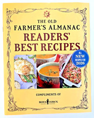 The Old Farmer’s Almanac 2026 ~ READERS’ BEST RECIPES ~ All new choices