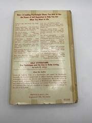Self Hypnotism The Technique And Its Use In Daily Living Leslie Lecron 1971 HC