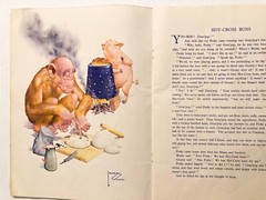 c1940s Lawson Wood Granpops Book of Fun Anthropomorphic Monkey Chimp Ape Animal