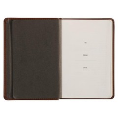One Minute with God for Men 365 Devotions Brown Faux Leather