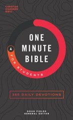 CSB One-Minute Bible for Student- CSB Bibles by Holman, 9781087730288, paperback