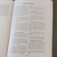 Phi Kappa Phi Journal Fall 1959 Honor Society Ephemera