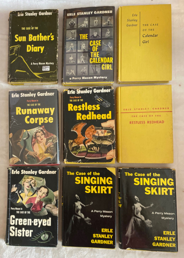 Perry Mason Erle S Gardner CHOOSE YOUR TITLE G/Very Good 1950-59 Morrow HB #3