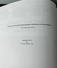 ICC International Code Council New York City Fire Code & Building Code Set 2014