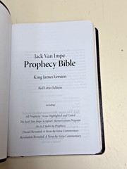 The Jack Van Impe Prophecy Bible/ KJV [ Red Letter Edition Special Edition