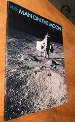 Man On The Moon Booklet Pictures in Color 53 Pages Vintage