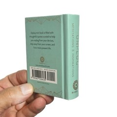new 2022 Unplug Mini Book Meditations and Inspirations, hardcover 256 pages