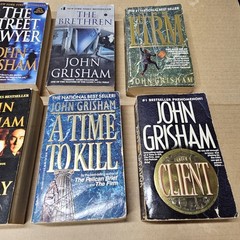 Lot of 10 John Grisham Paperback Novels – Legal Thriller Collection