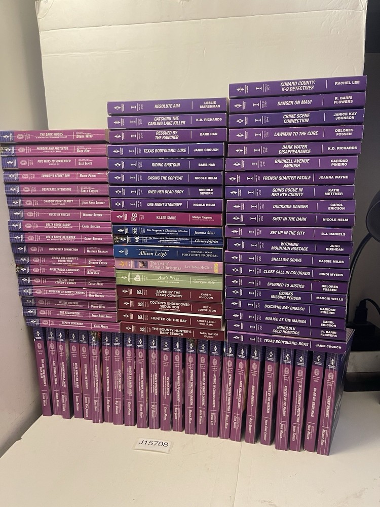 HARLEQUIN INTRIGUE SUSPENSE SERIES PAPERBACK BOOK Lot Of 79 MIXED TITLES & YEARS