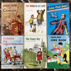 Lot of 23 Vintage Scholastic Paperback Kids Books 1960s SBS TX TW Jokes History
