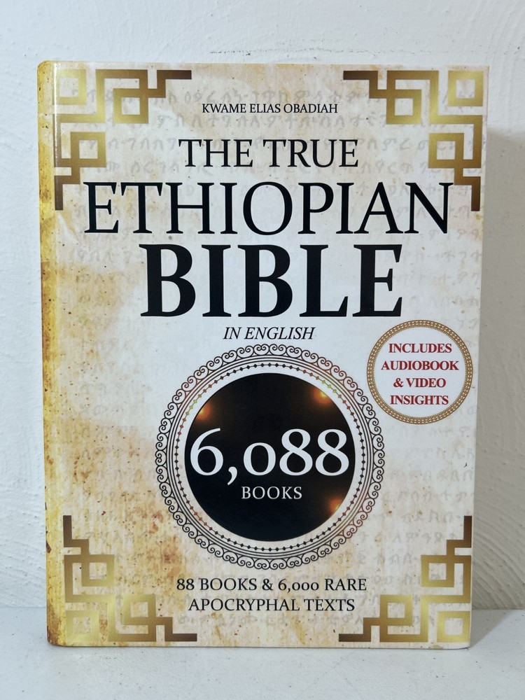 THE TRUE ETHIOPIAN BIBLE COMPLETE in English 88 African Scriptures 6,088 Books
