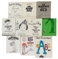 Shel Silverstein Lot 10 HC DJ UNMARKED Uncle Shelbys ABZ Book Light in the Attic