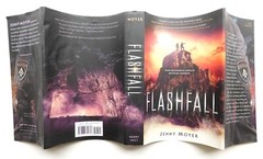 *SIGNED* JENNY MOYER Hardcover 1st edition FLASHFALL 2016 DJ 342 pages Unread
