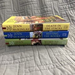 Lot of 3, Jenn McKinlay, Library Lover’s Mystery Cozy Mystery, Hardcover