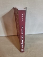 Talent for Deception, Dimmick, Marianne Signed Paperback Flaws In Photo