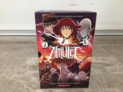 Amulet Box Set Books 1-7 Kazu Kibuishi Collection Graphix Scholastic