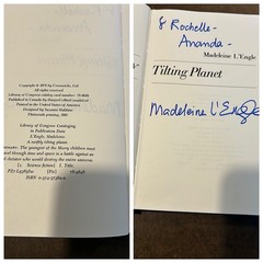 SIGNED!! A SWIFTLY TILTING PLANET Madeleine L’Engle First Ed. 13th Print 1978